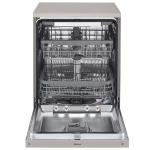 غسالة أطباق إل جي قائمة بذاتها، ١٠ برامج، ١٤ إعدادًا، لون فضي بلاتيني - DFC435FP.APZPMEA