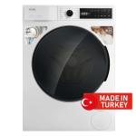 غسالة فيستيل تحميل أمامي، 7 كجم، 1000 دورة في الدقيقة، لون أبيض - W712T2S-KW